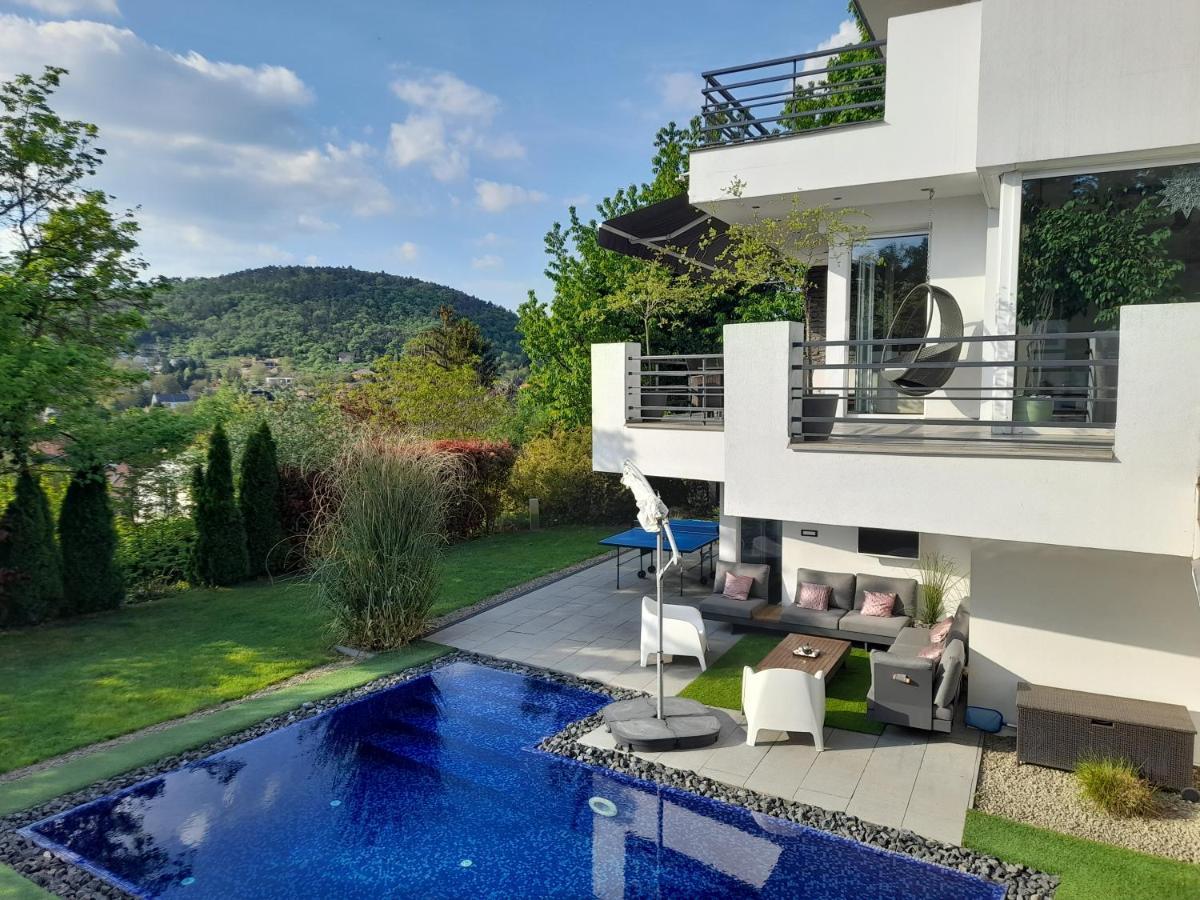 Private Family Villa Budaors Bagian luar foto